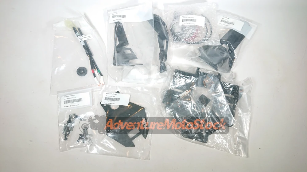 Support Plaque Immatriculation Pliable Pour KTM 790/890 Adventure (2019-2025) Et SMT 890 (2023-2025) - Aluminium, Verrouillage Ressort, LED