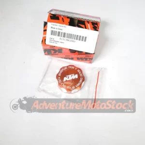 Couvercle de bocal de frein arrière anodisé Orange " PowerParts " - 61313962000