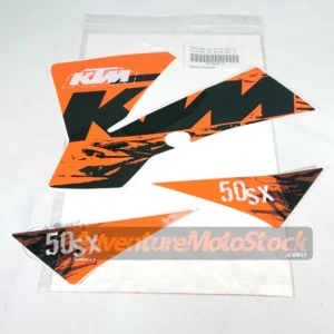 Kit stickers d'origine incomplet - KTM 50 SX 2007 - 45108299700