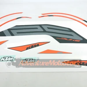 Kit stickers d'origine incomplet - KTM 125 Duke Silver 2022 - 94008099100