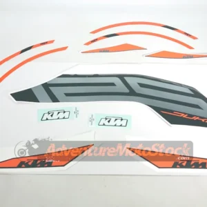 Kit stickers d'origine incomplet - KTM 125 Duke Silver 2022 - 94008099100