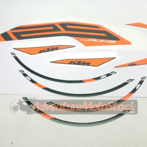Kit stickers d'origine incomplet - KTM 125 Duke Black 2021-23 - 94008099200